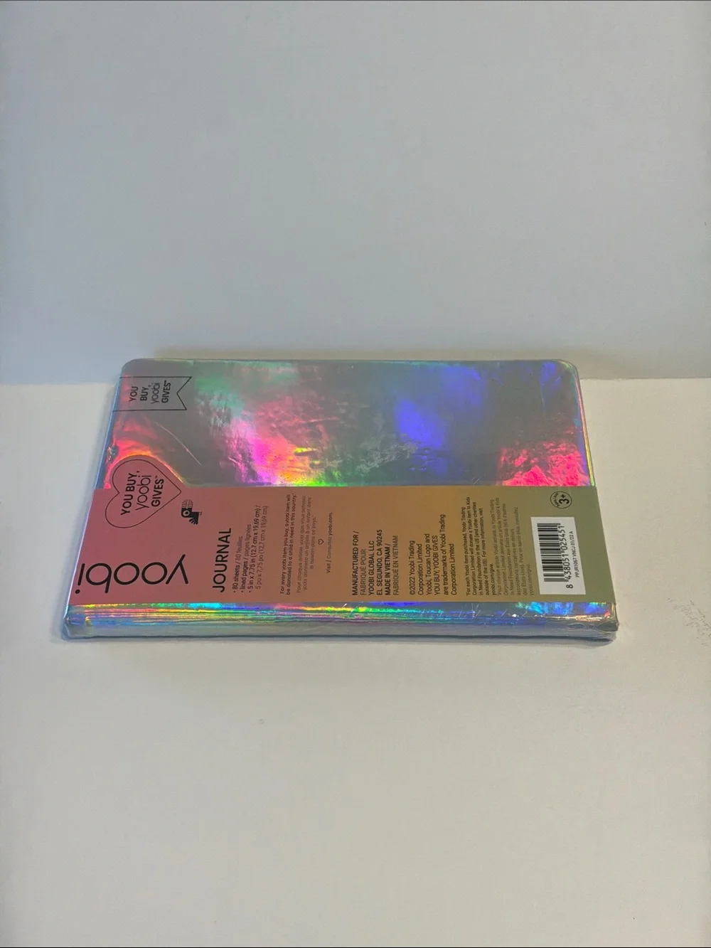 Yoobi Holographic 80 Page Ruled Journal